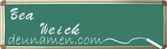 Bea Weick Visitenkarte
